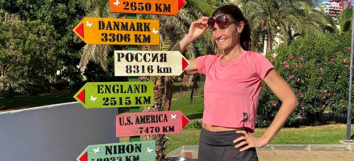 Sofia Norgren på resa i Madeira hösten 2021